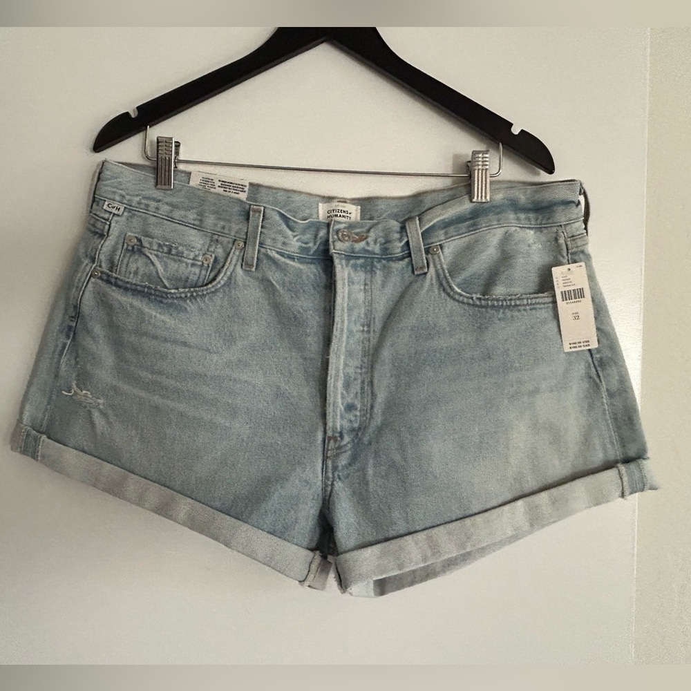 Citizens Of Humanity Light Blue Denim Shorts